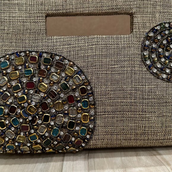 Clutch Purse with Stones - Picture 5 of 10